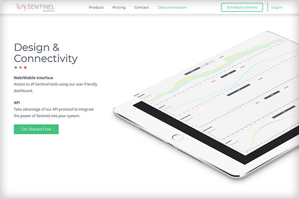 Website de Sentinel by Nnergix